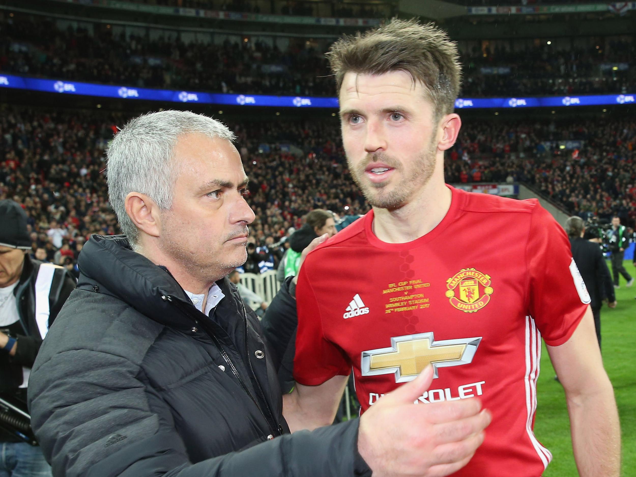 Carrick has only featured once for United this season