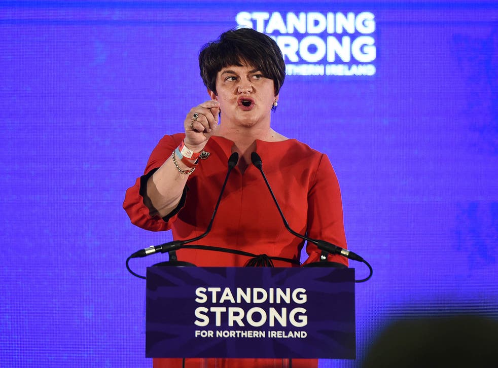 Arlene Foster said she had been asking for information on plans for the Irish border for five weeks