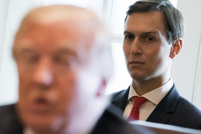 Jared Kushner (above) is believed to of lost some power after the appointment of the new Chief of Staff, John F. Kelly, in July