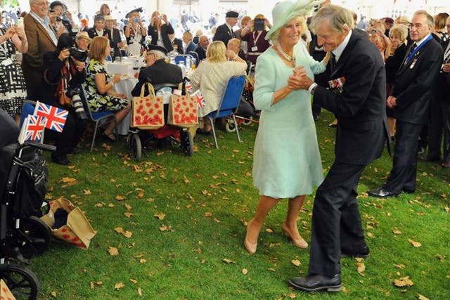 Jim Booth, pictured dancing with Camilla, Duchess of Cornwall in 2015, was subjected to the brutal attack at his home on Wednesday afternoon