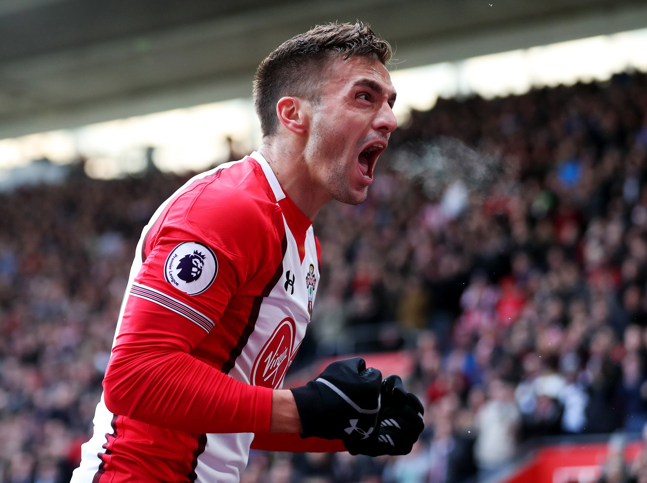 Tadic gave Southampton the lead with a deft finish