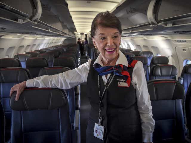 American Airlines flight attendant Bette Nash has been working in the clouds for 60 years