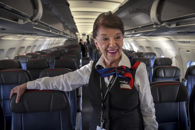 American Airlines flight attendant Bette Nash has been working in the clouds for 60 years