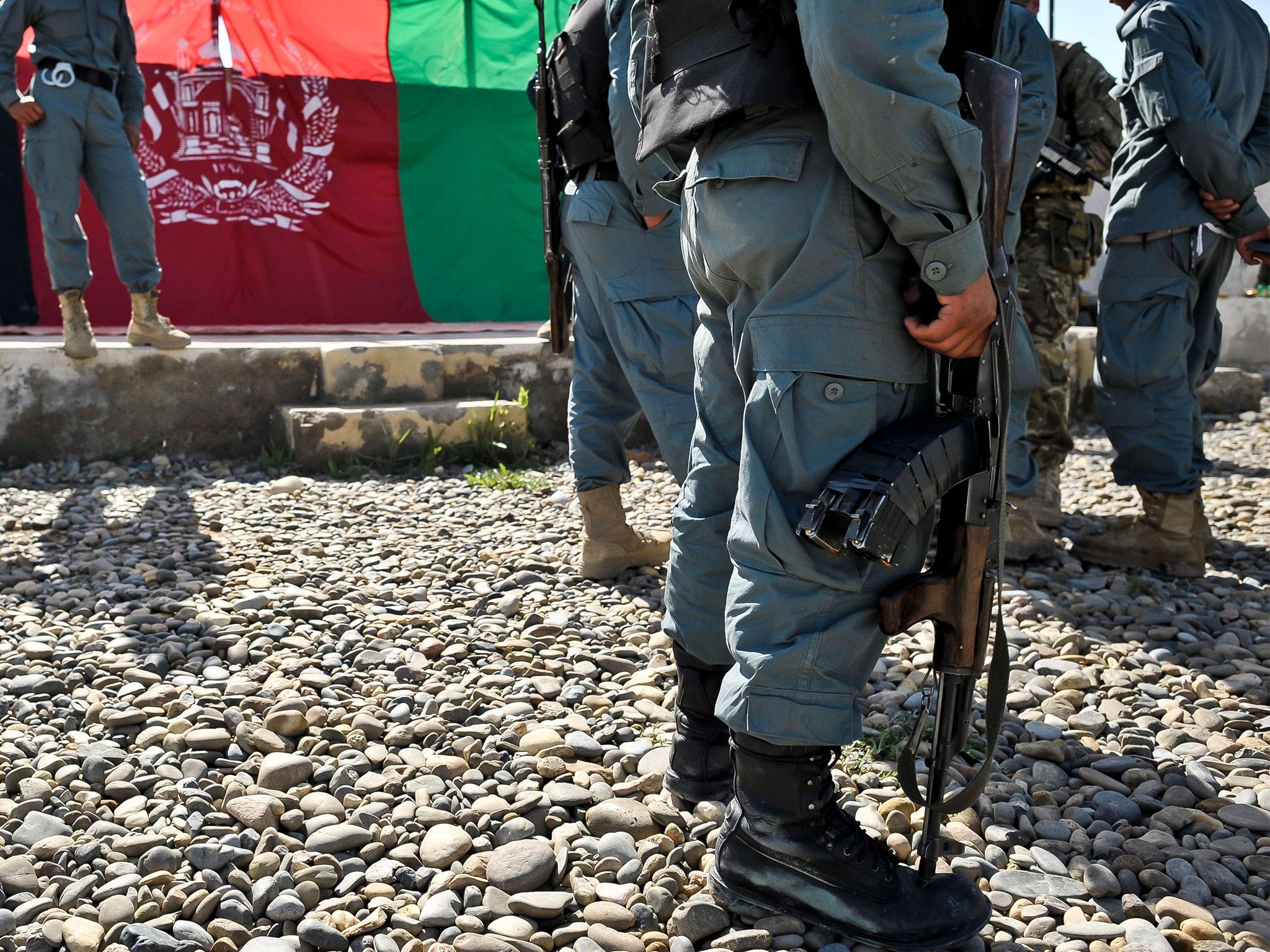 Afghan National Police in Helmand Province