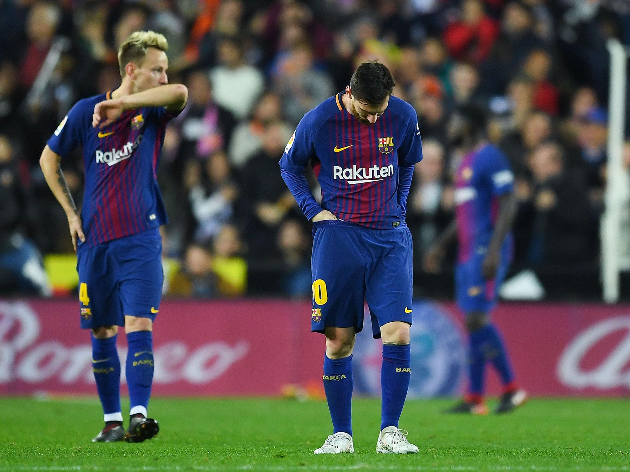 Barcelona drew 1-1 with Valencia on Sunday