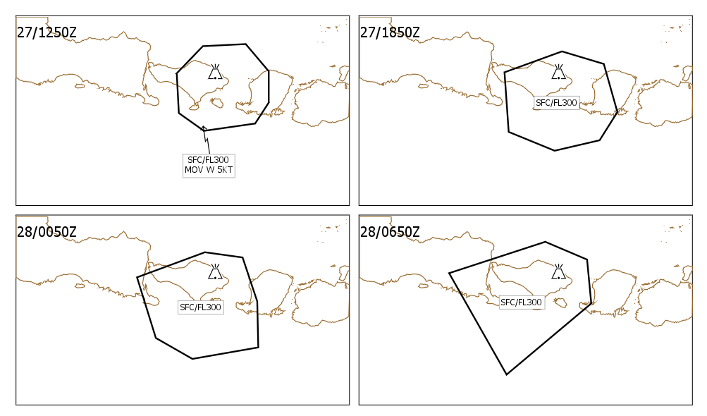 Ash Tuesday: forecasts for volcanic ash above Bali