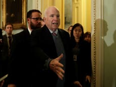 John McCain slams Donald Trump as an opportunist
