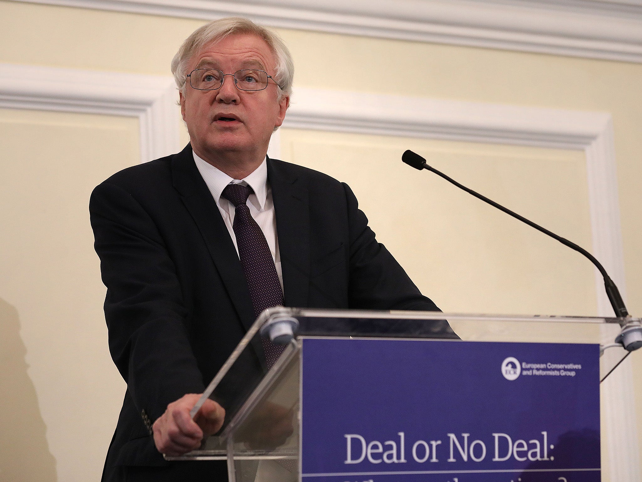 David Davis claimed during the referendum campaign that the ‘exact same’ benefits of the EU single market would be enjoyed after leaving the bloc