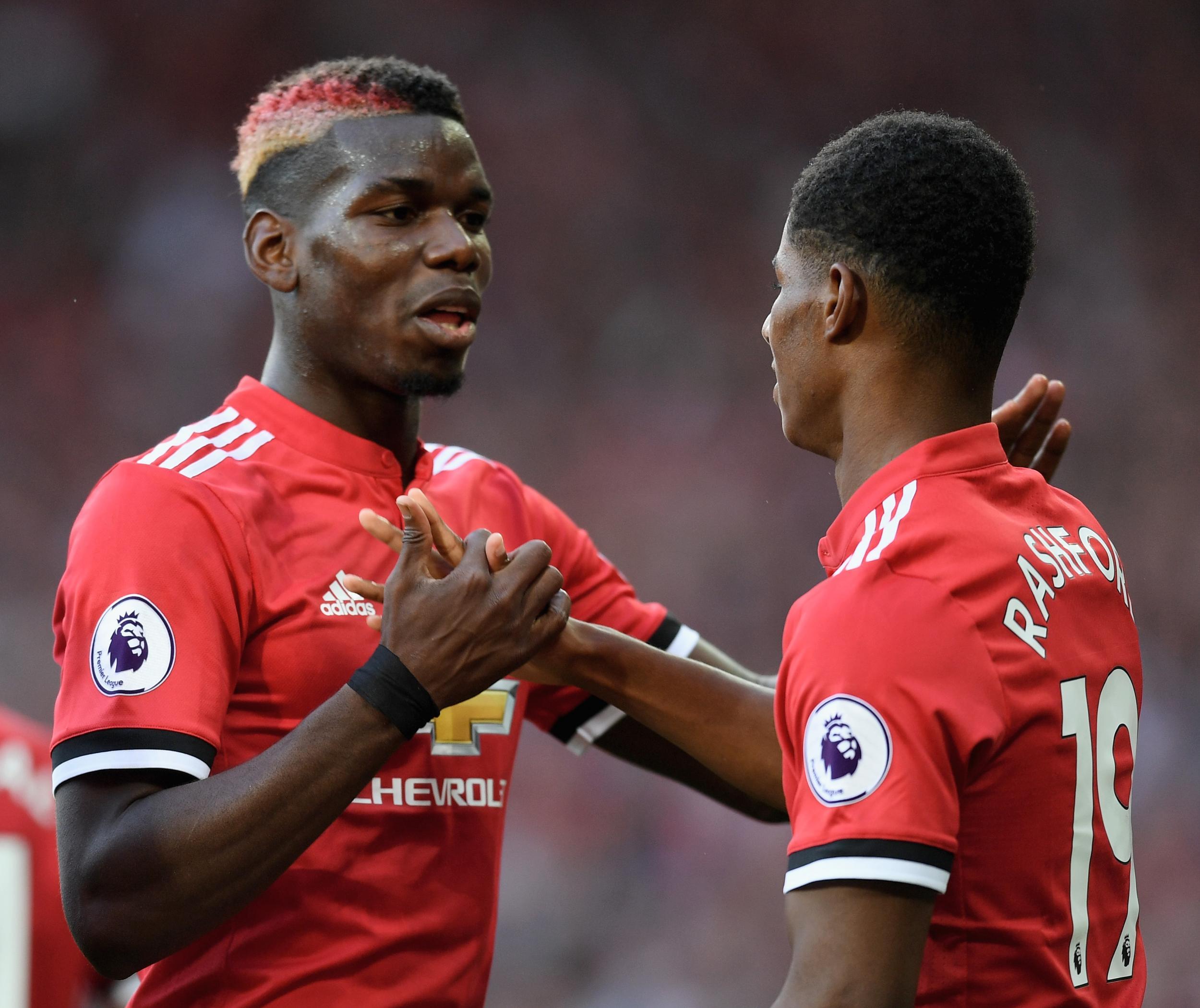 Marcus Rashford is delighted with the return of Paul Pogba to the first team