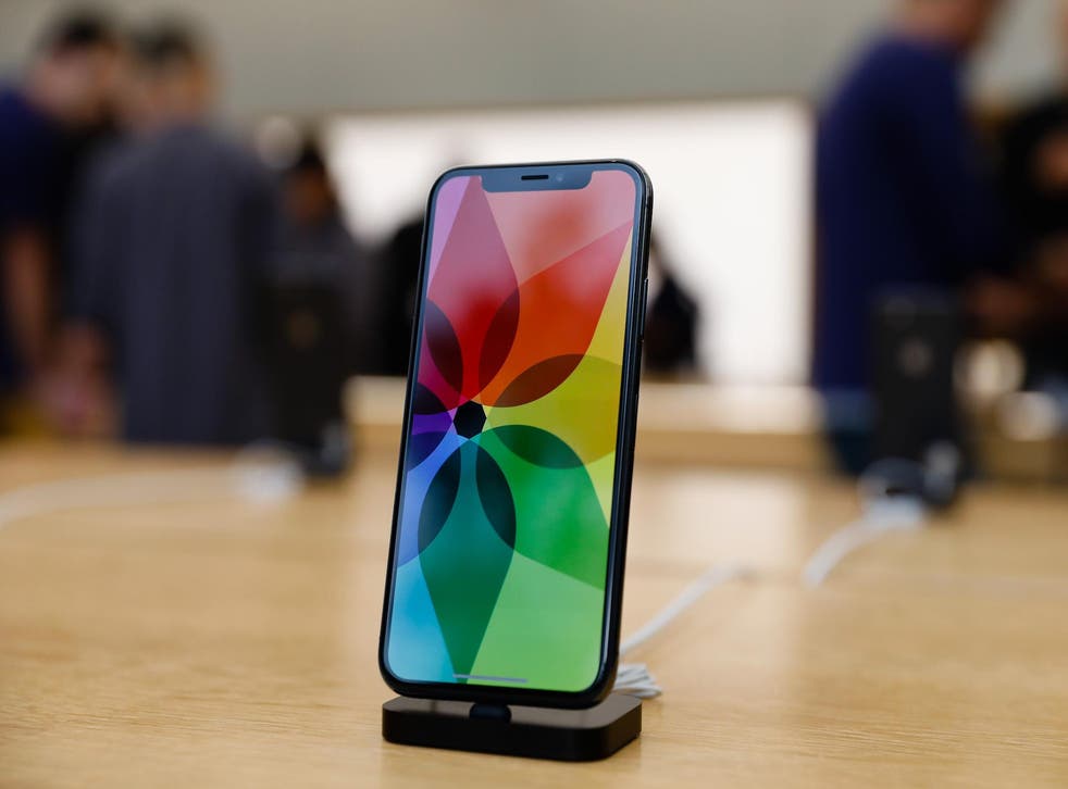 The new iPhone X is seen in the Apple Store Union Square on November 3, 2017, in San Francisco, California