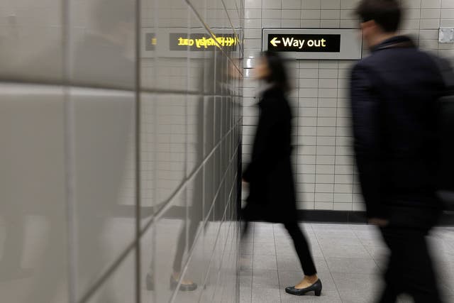 Fifteen per cent of Londoners have experienced unwanted sexual attention on the Tube