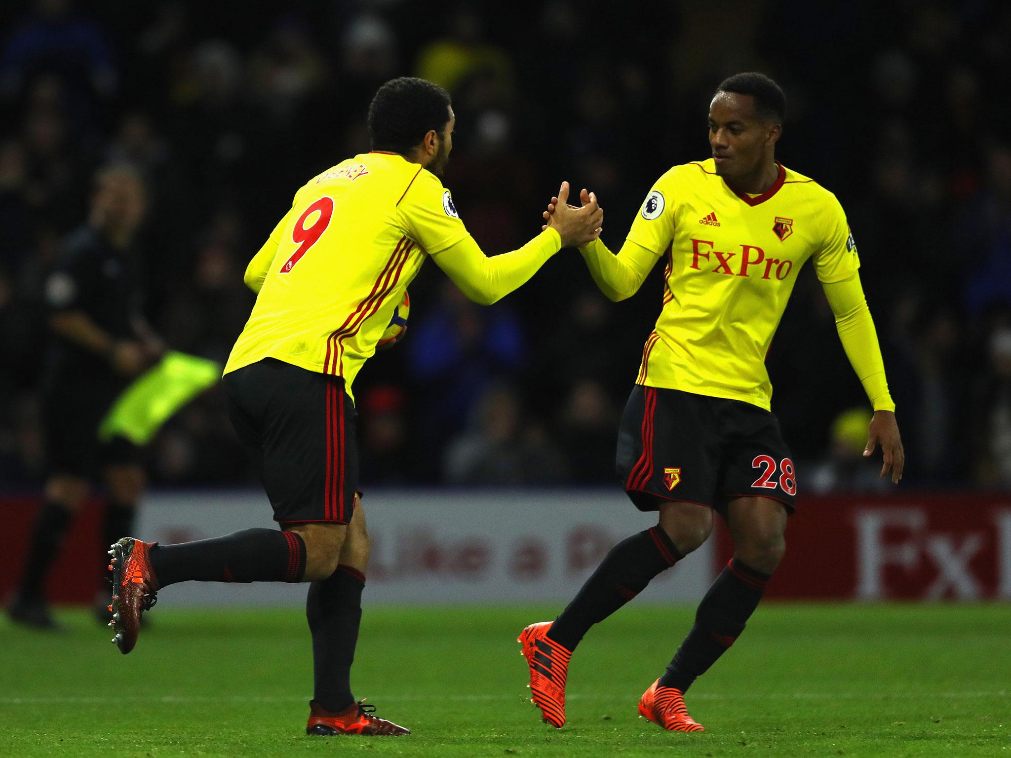 Troy Deeney converted from the spot to make it 3-1