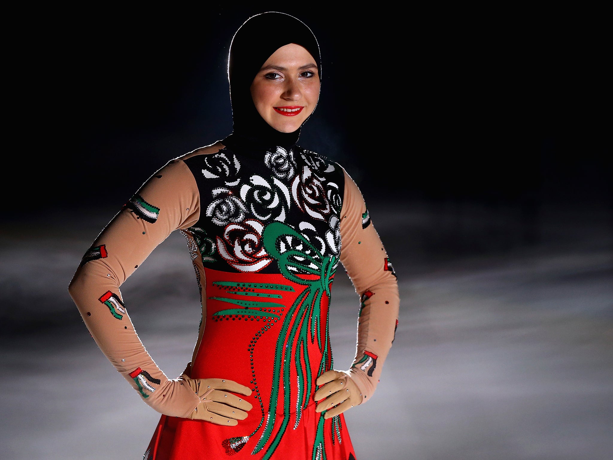 Despite growing up in a conservative Muslim country, Lari has found a way to compete while maintaining traditions