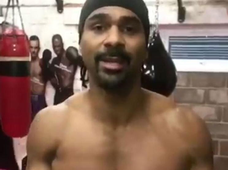 David Haye has already started his recovery from the bicep injury that caused his rematch with Tony Bellew to be postponed