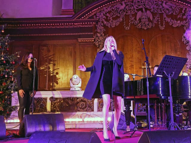 Ellie Goulding performs at The Fayre of St James