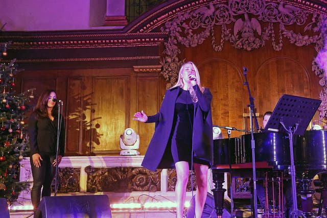 Ellie Goulding performs at The Fayre of St James