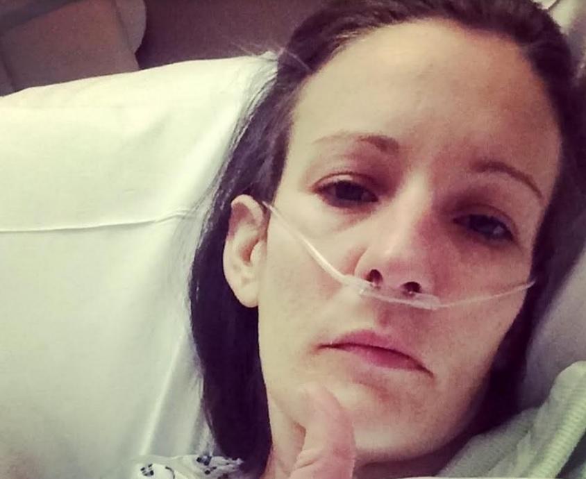 Danielle Kettlewell, 32, suffers from endometriosis and adhesion related disorder