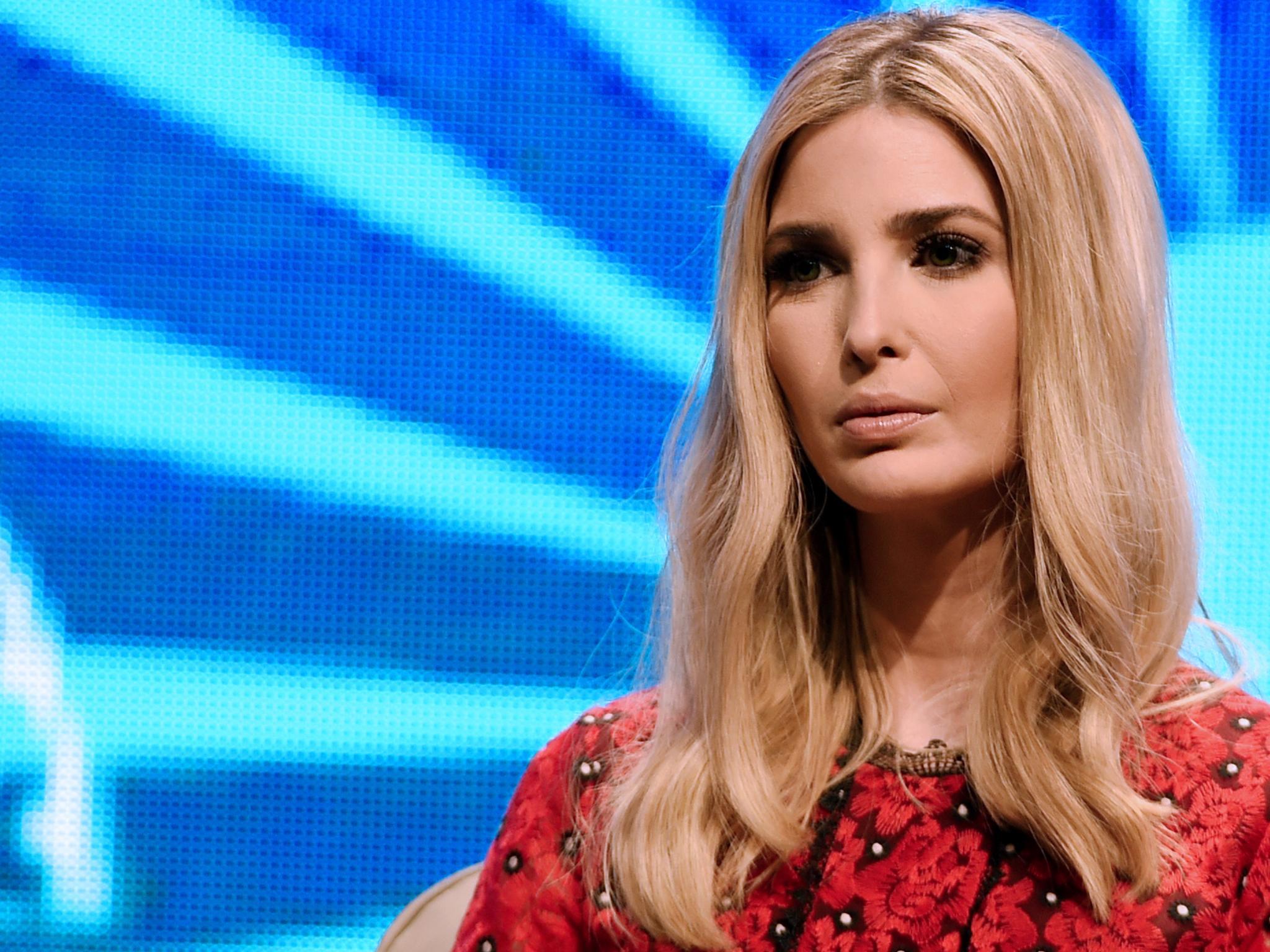 Ivanka Trump in Hyderabad, India, at the Global Entrepreneurship Summit