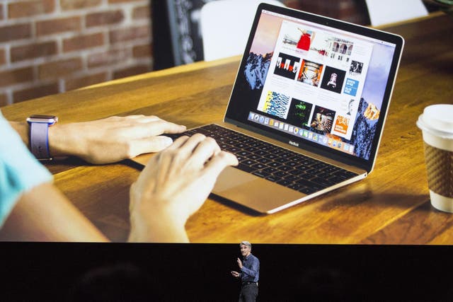 Craig Federighi, Apple's senior vice president of Software Engineering, introduces the new macOS Sierra software at an Apple event at the Worldwide Developer's Conference on June 13, 2016 in San Francisco, California