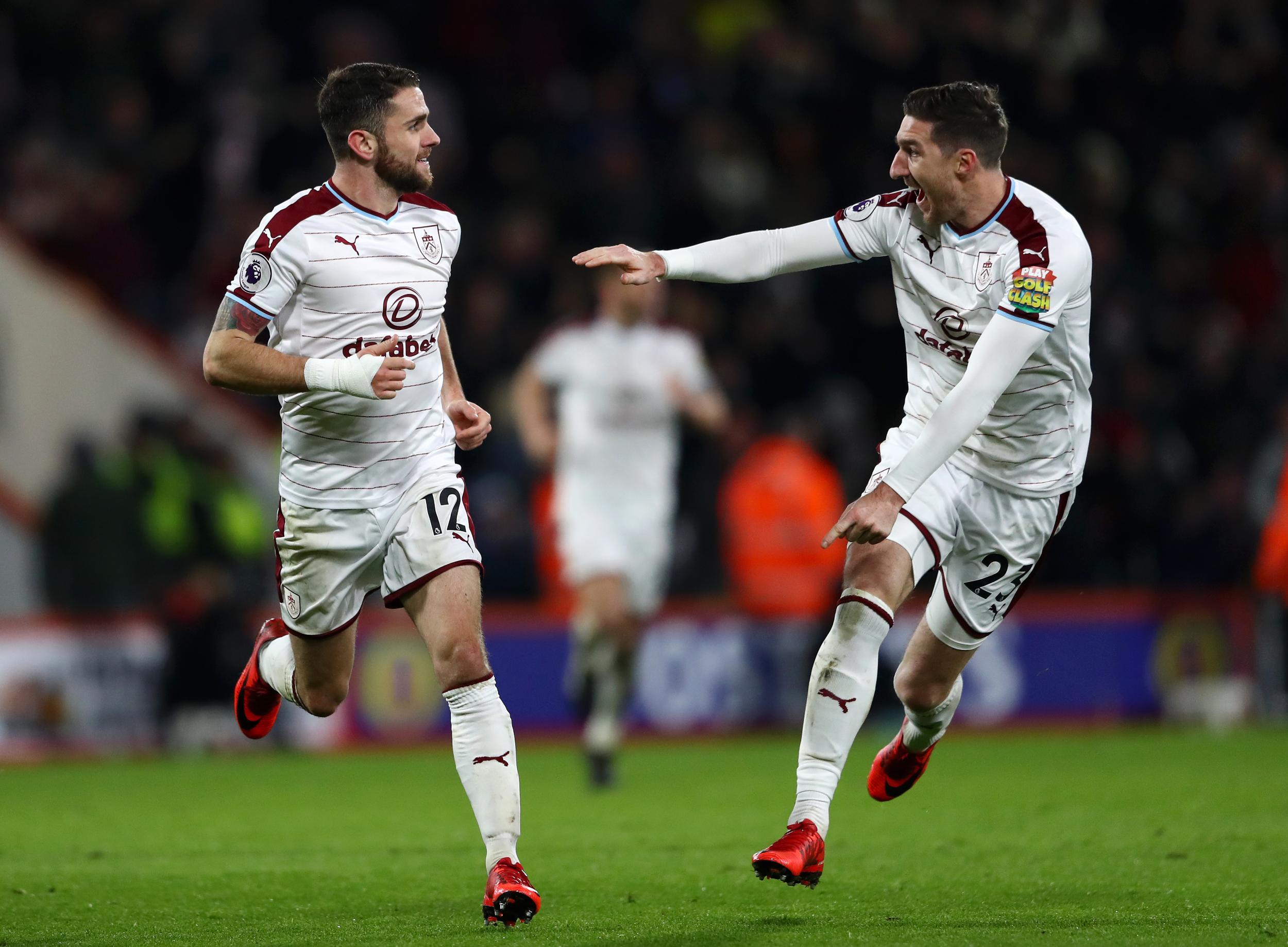 &#13;
Robbie Brady celebrates his strike &#13;