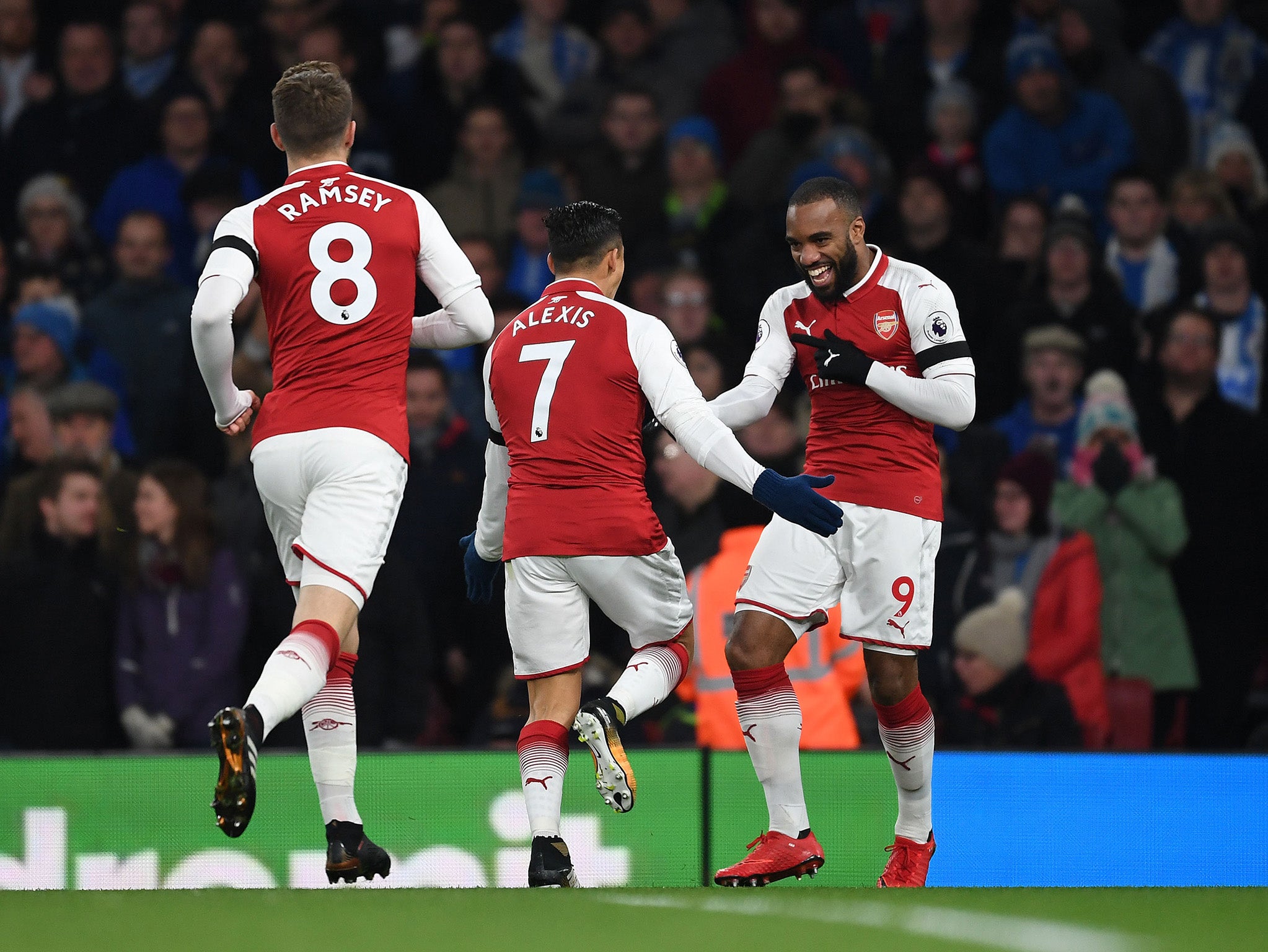 Lacazette gave Arsenal an early lead