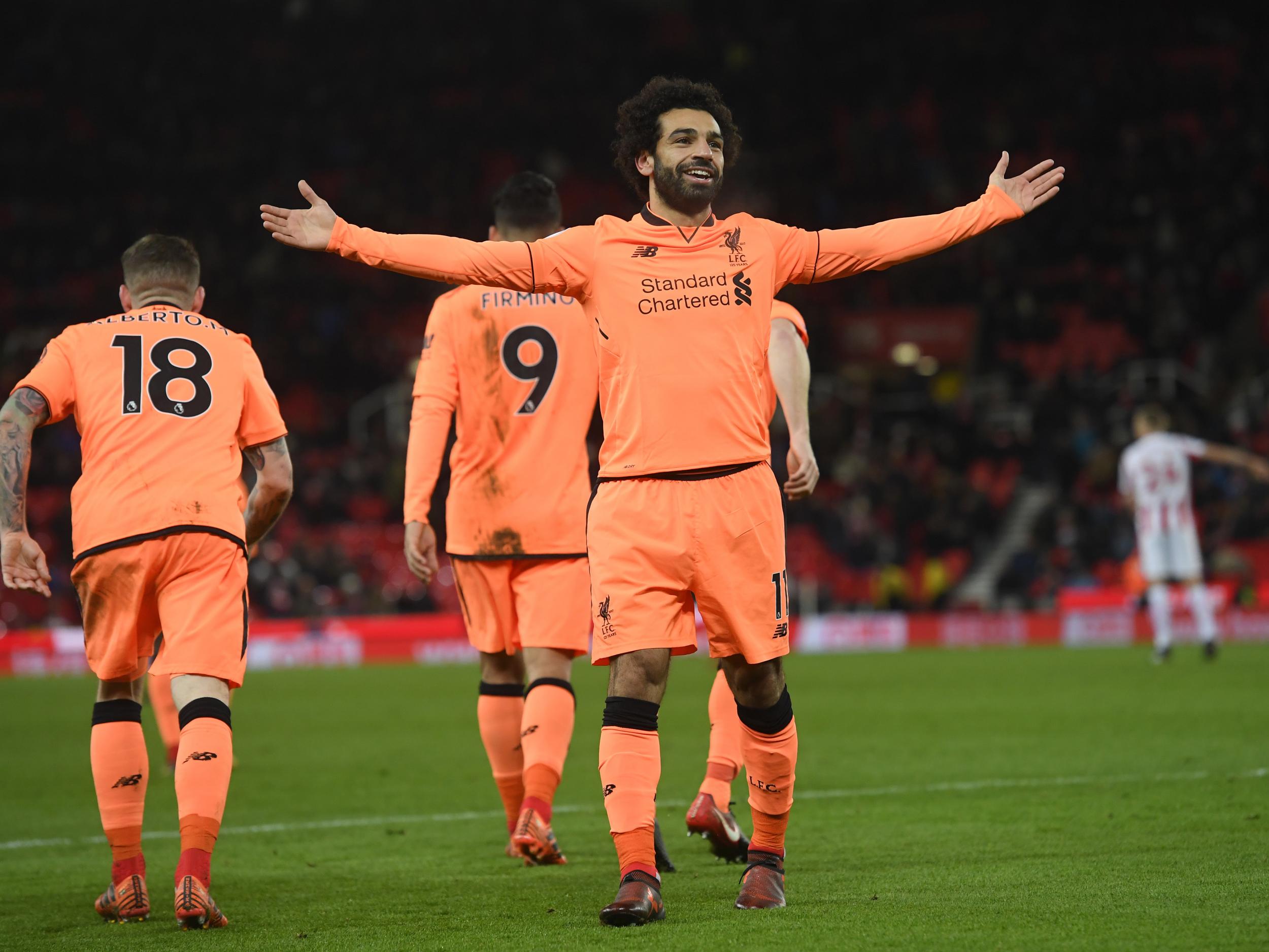 Mohamed Salah came off the bench to continue his fine season