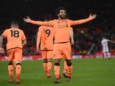 Liverpool heap the pressure on Hughes as Mane and Salah down Stoke