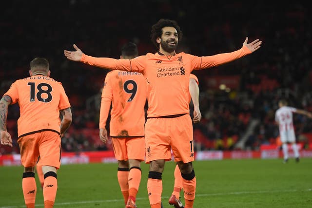 Mohamed Salah came off the bench to continue his fine season 