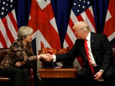 Trump attacks Theresa May over criticism of his Britain First tweets