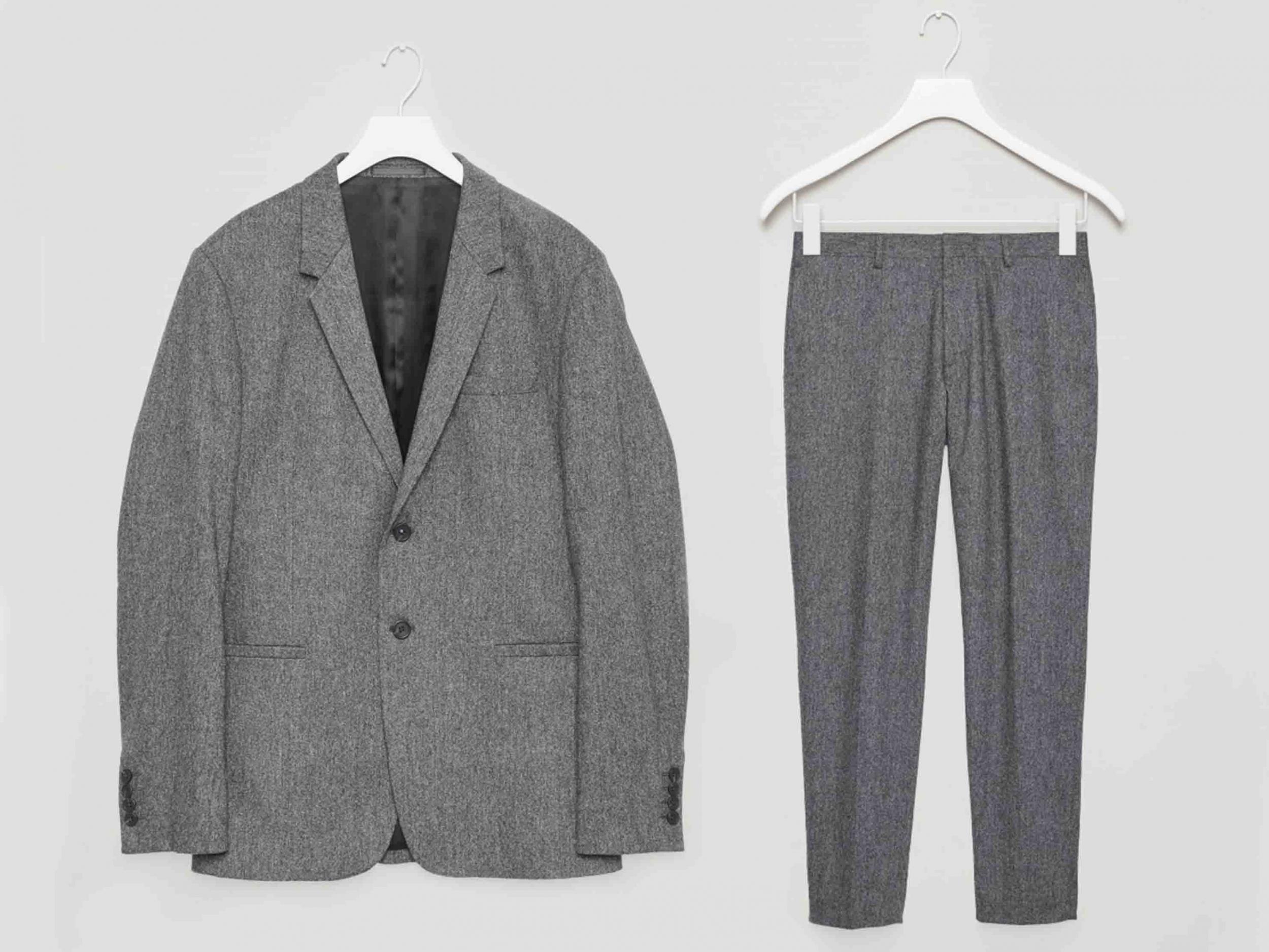 Wool Melange Blazer, £175, Wool Melange Trousers, £79, Cos