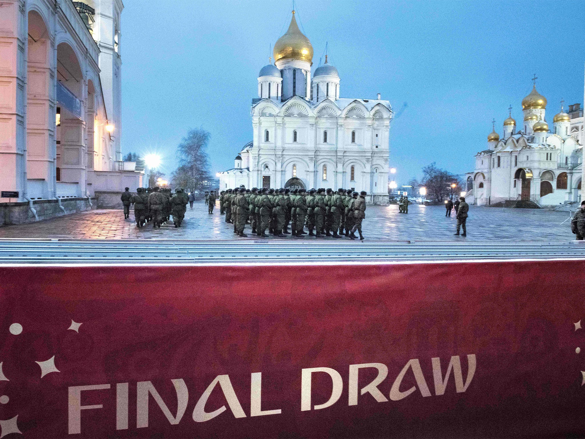 The World Cup final draw takes place on Friday