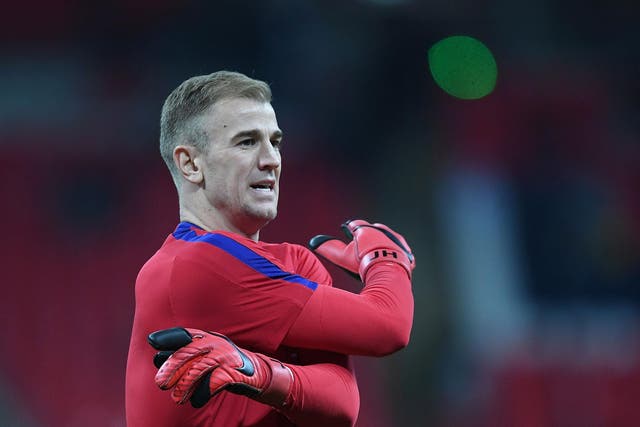 Joe Hart faces competition from Jack Butland and Jordan Pickford