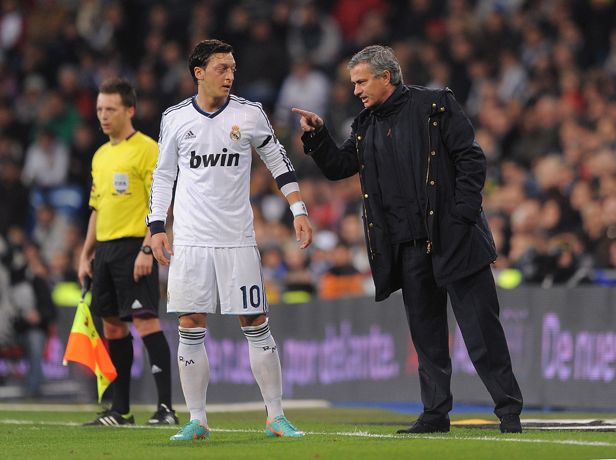 Ozil and Mourinho enjoyed a close relationship at Real Madrid