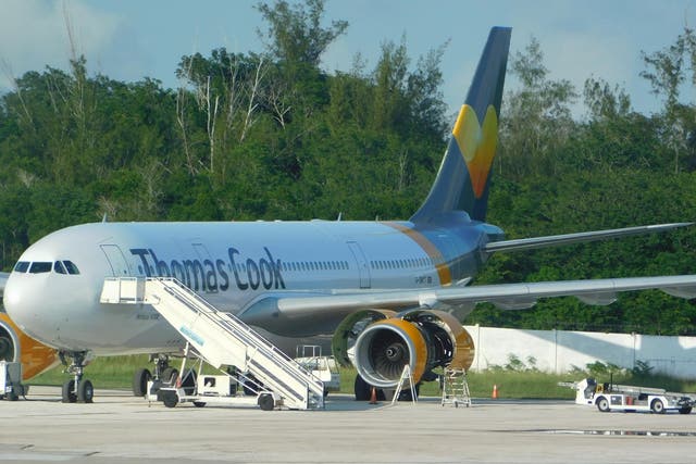 The Thomas Cook plane developed a fault as it departed Cuba
