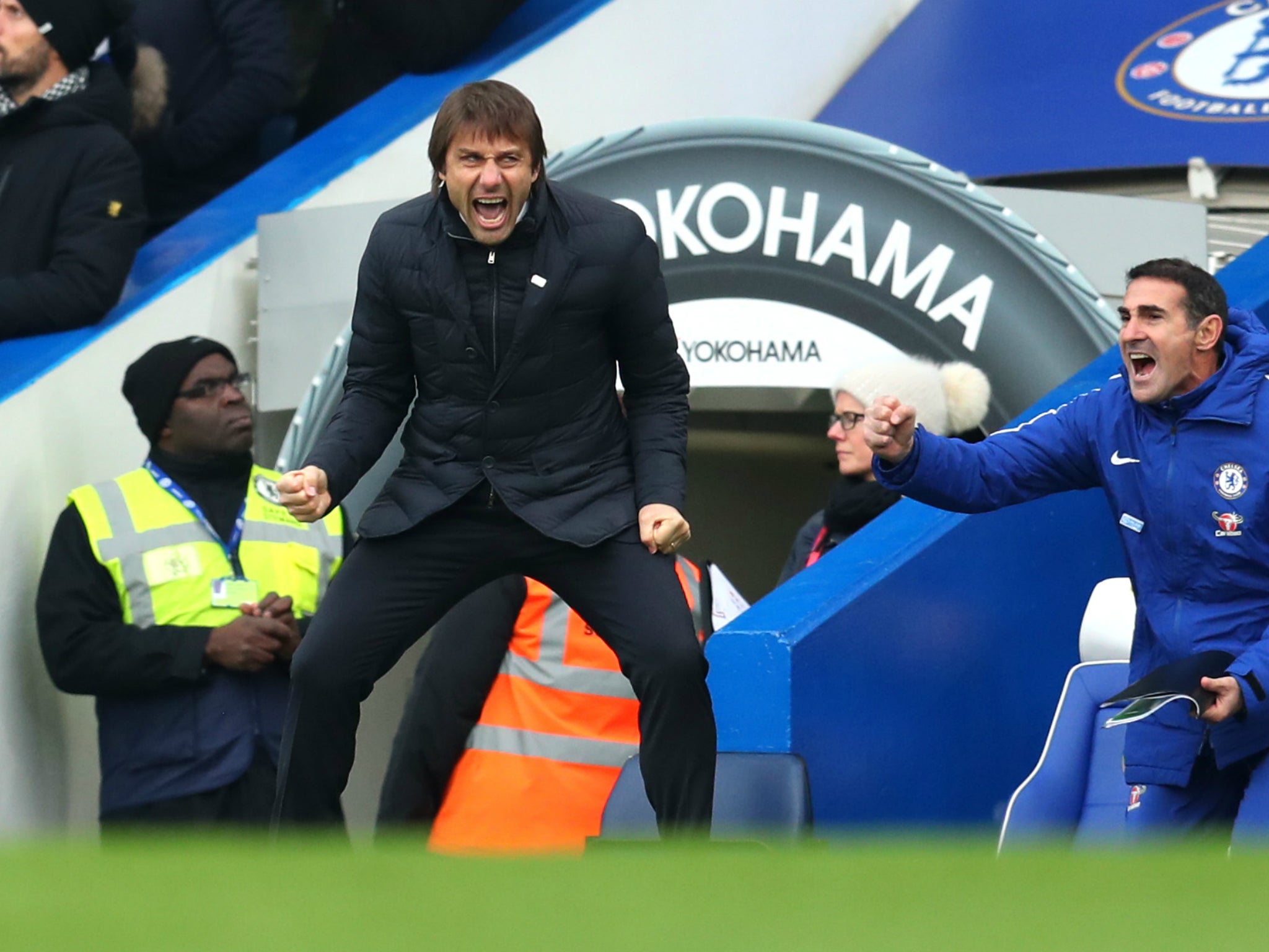 Antonio Conte was pleased to see his side come from behind and take all three points