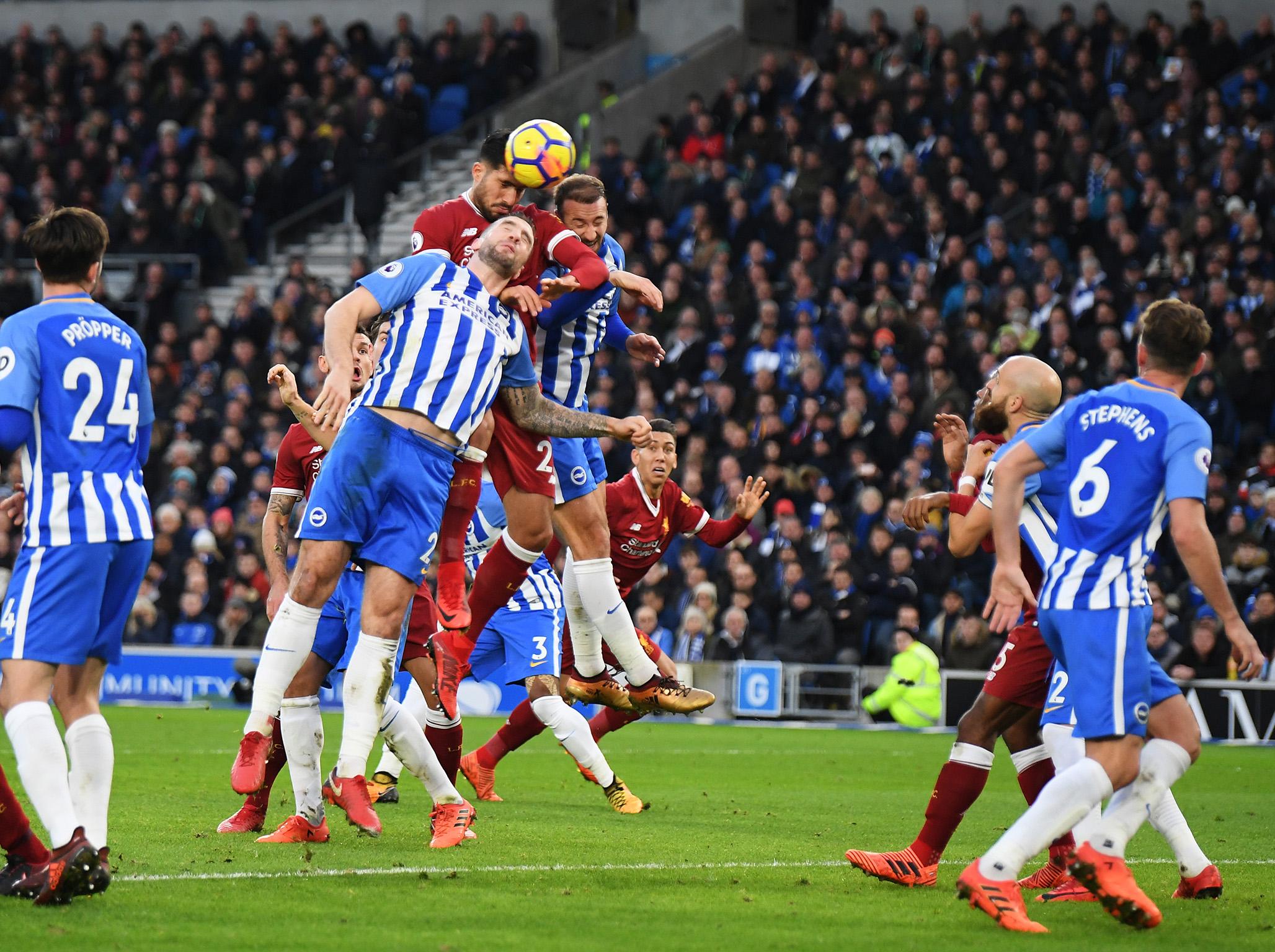 Emre Can climbs highest to power a header home