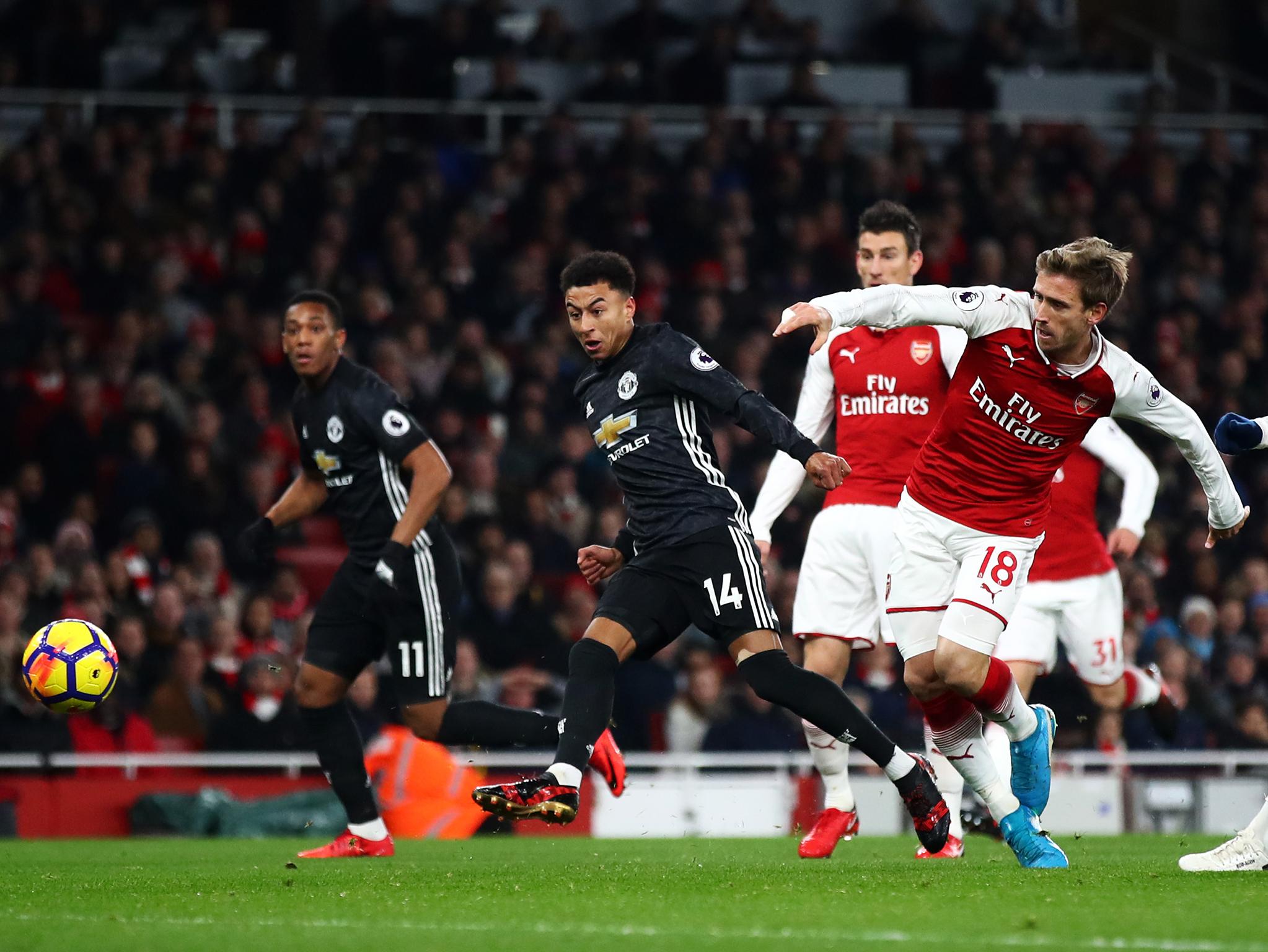 Lingard was outstanding as United proved too clinical for Arsenal