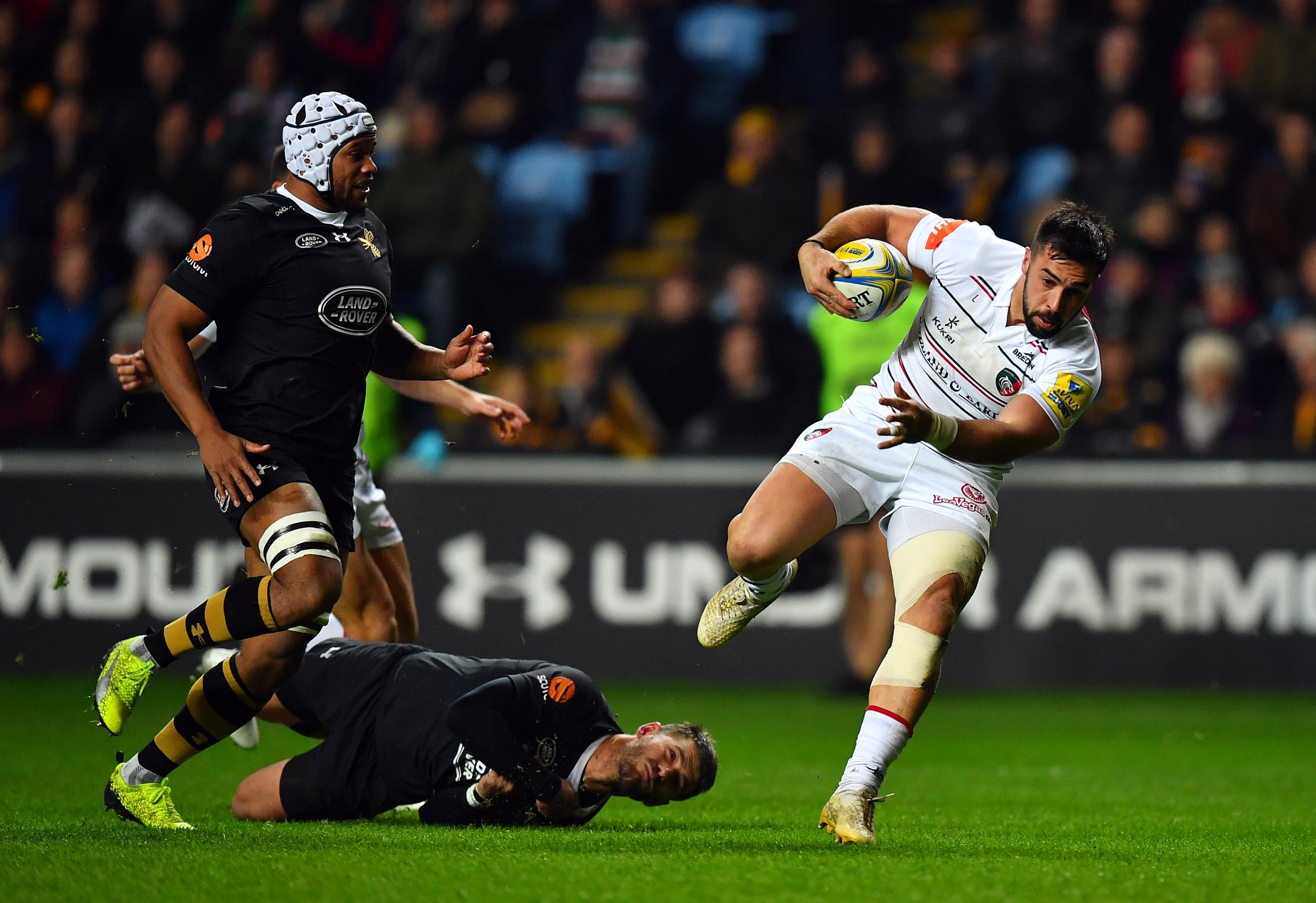 Gareth Owen was forced off with injury