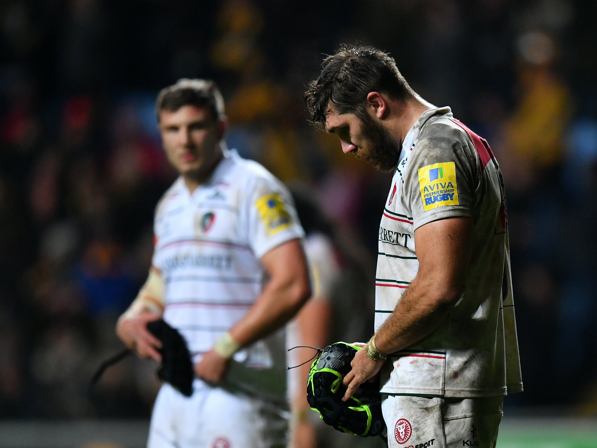 Graham Kitchener appears dejected at the full-time whistle