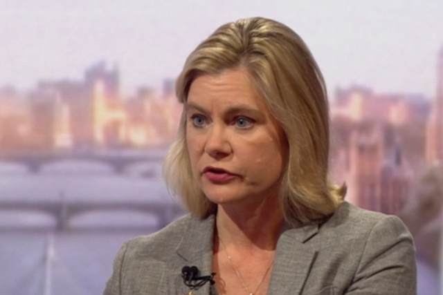 The The Education Secretary made the comments on ‘The Andrew Marr Show’