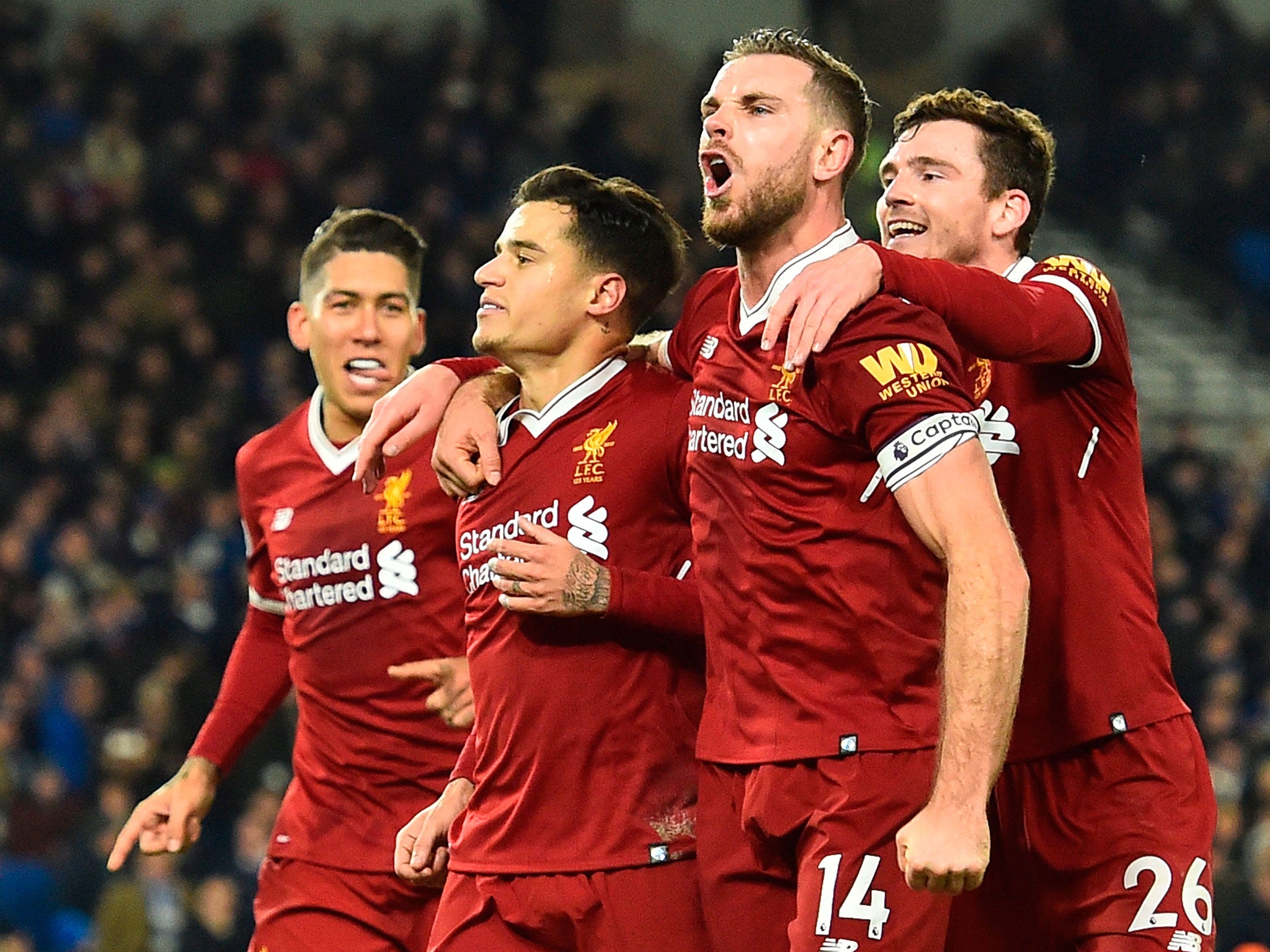 Liverpool ran riot on Tuesday to thrash Spartak Moscow 7-0