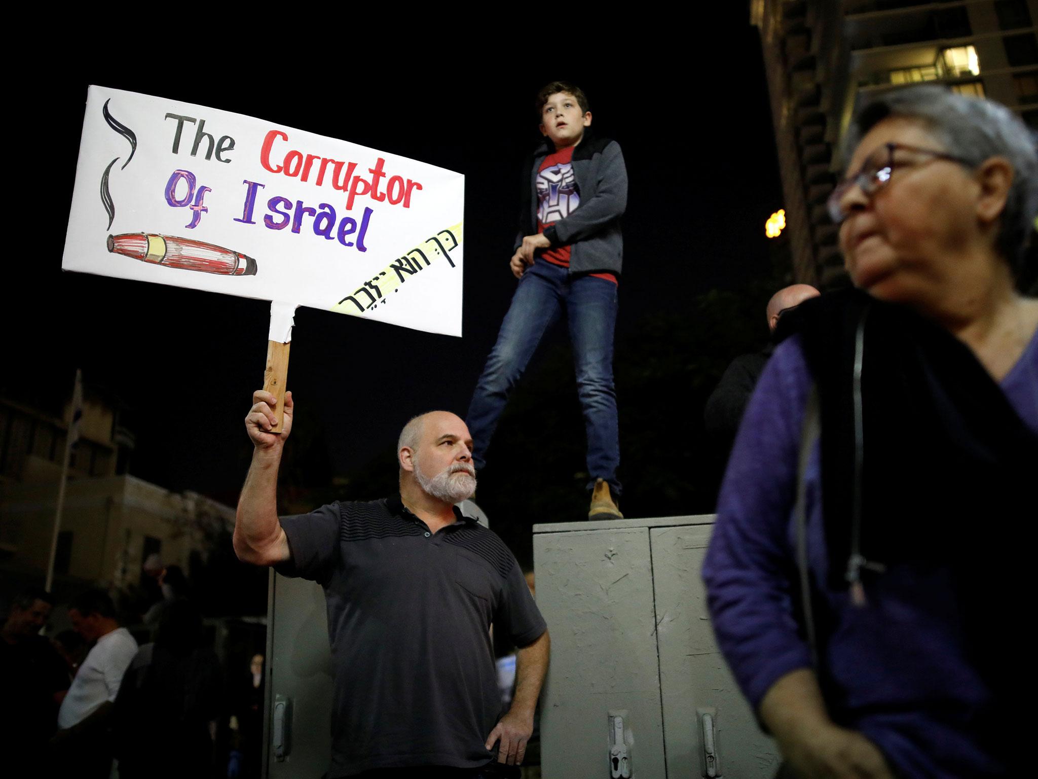 Organisers are hoping the grassroots movement becomes a regular Saturday night ritual which eventually forces Benjamin Netanyahu from power (Reuters/Amir Cohen)