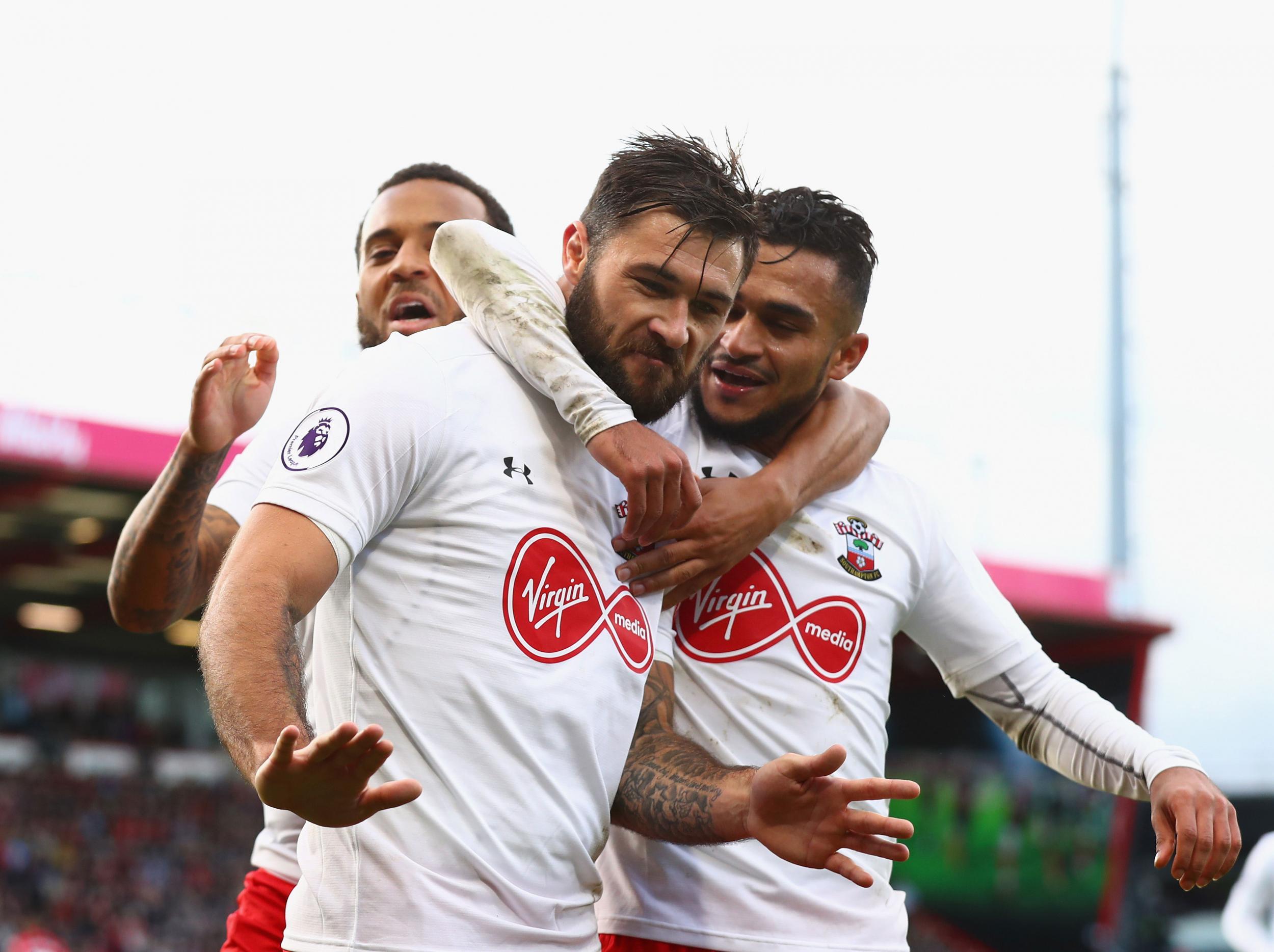 Charlie Austin levelled for Southampton to ensure a share of the points