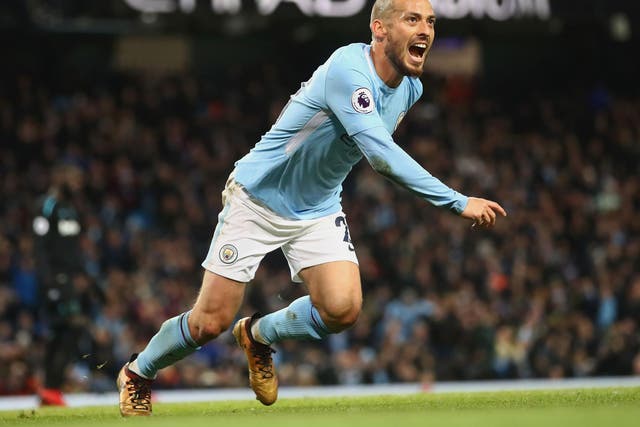 David Silva was Manchester City's hero scoring late to put them eight points clear at the top