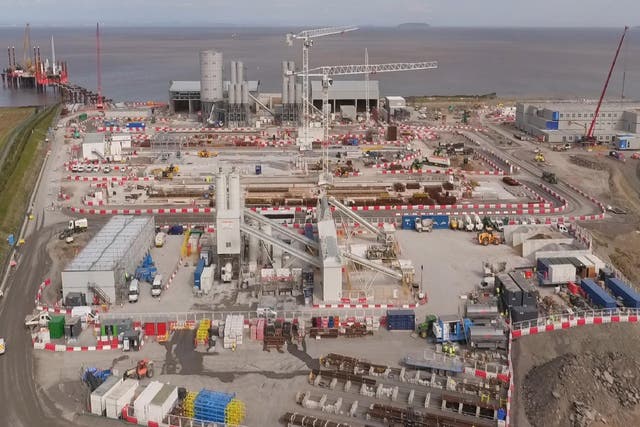 Civil engineering activity, a category that includes Hinkley Point in Somerset, fell for the third successive month