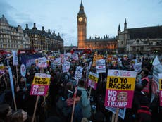 Group hoping for 'biggest protest in UK history' against Trump visit