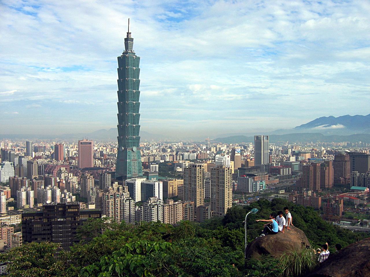 The Taipei 101 tower was the tallest building in the world until 2010