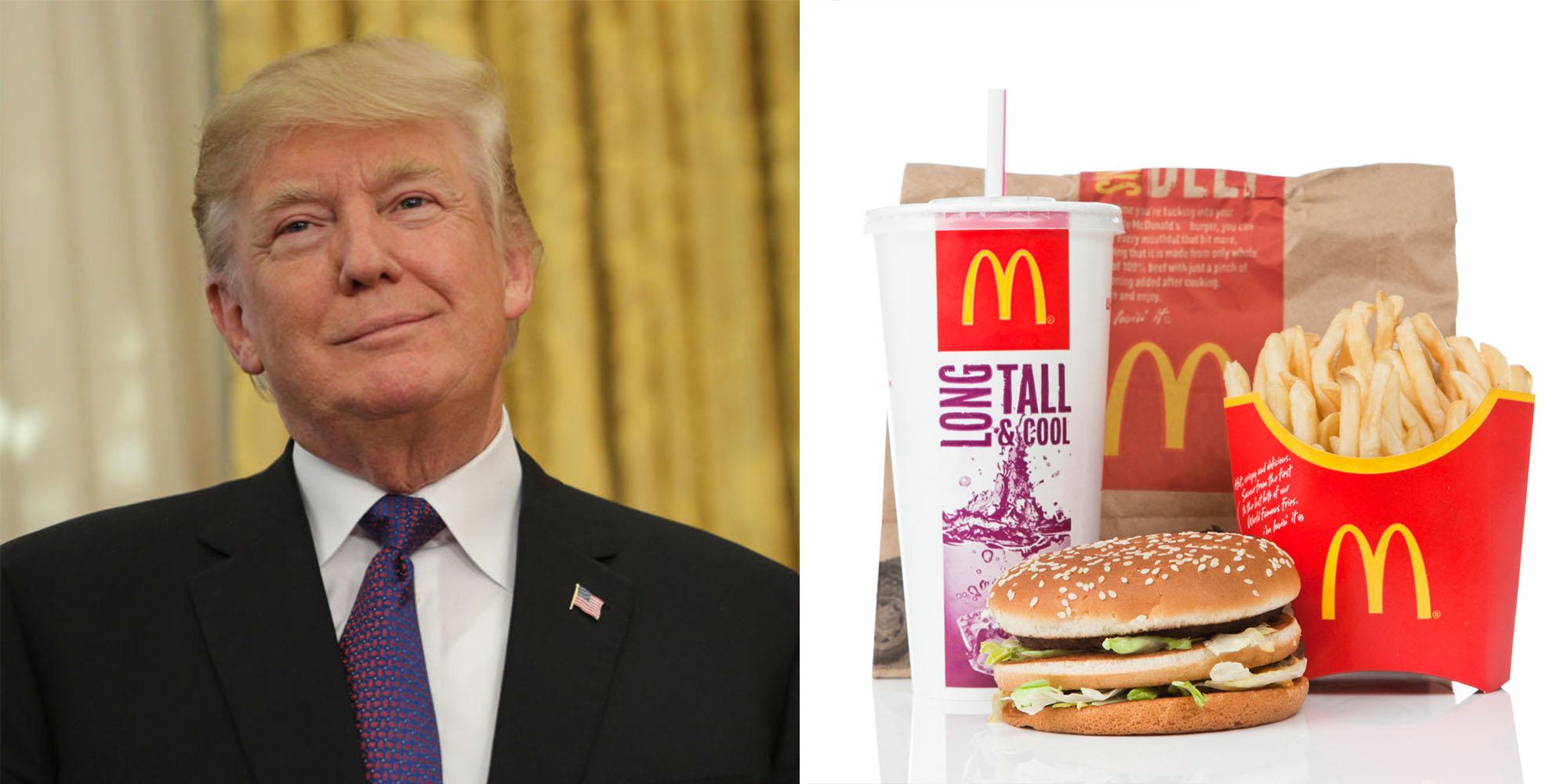 We Finally Know Approximately How Much Mcdonald S Trump Eats Indy100 Indy100