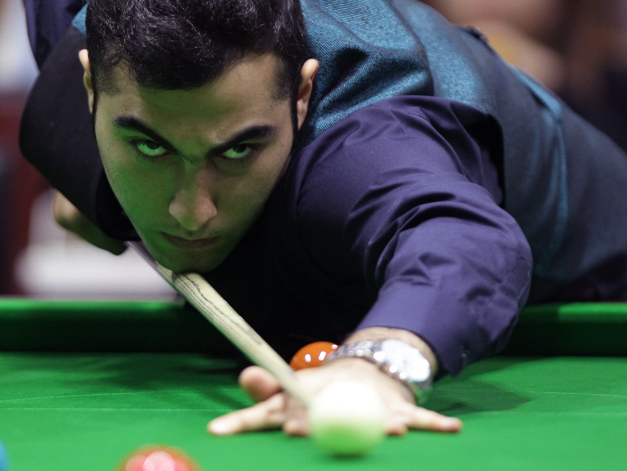 The 23-year-old wants to see more Iranians playing snooker