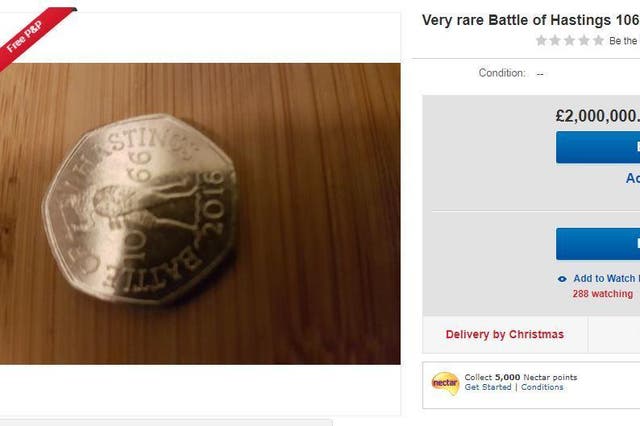 The coin is described as 'rare' despite well over 6 million coins available 